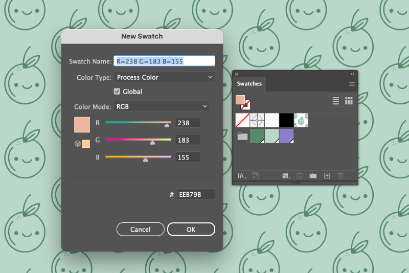 Melissa Carter Design Blog - Adobe Illustrator Global Colours